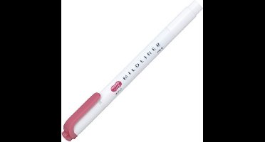 Zebra Mildliner Double-Sided Highlighter - Fine / Bold - Mild Red / WKT7-MR