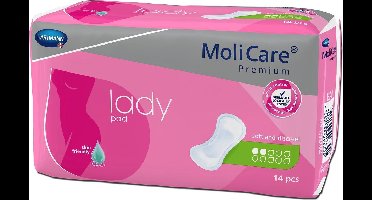 Hartmann Molicare Premium Lady Pads 2 druppels - 1 pak van 14 stuks