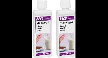 HG vlekweg 4 o.a. saus & jus, kruiden, bloed en melk 2x