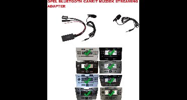 Passend Voor Opel CD30 CDC40 Opera CD60 Navigatie Carkit Muziek Audio Streaming Adapter Aux Module Kabel Radio Autoradio Agila Antara Astra Combo Corsa Meriva Movano Signum Vivaro Zafira Parrot