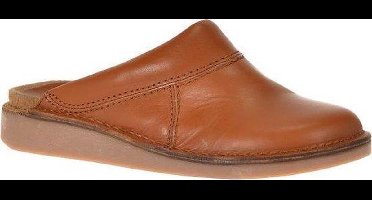 Leren pantoffel muil Toprock 6000 cognac 43