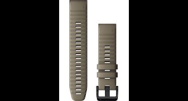 QuickFit siliconen polsband - 22mm - Donker Zandsteen