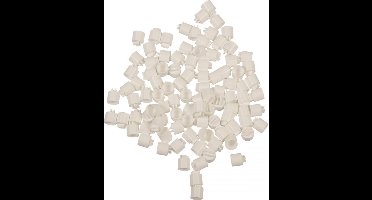 Duvo+ Zitstokdopje Wit 12mm, prijs per 10 stuks !