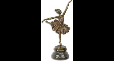 Ballerina - Bronzen beeld - sculptuur - 32,1 cm hoog