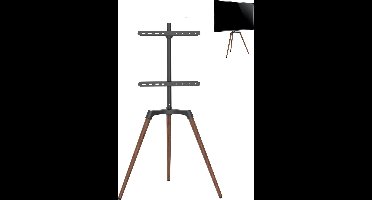 Tv beeldscherm standaard statief schilders ezel design studio - draaibaar - tot 65 inch
