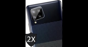Camera Screenprotector geschikt voor Samsung Galaxy A42 - 2x Glas Screen Protector