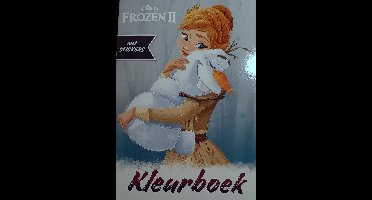 Frozen II kleurboek Elsa, Anna en Olaf - Disney princess boek met stickers om te kleuren - sinterklaas cadeau