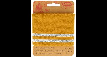 OPRY OKER GEEL BOORD EN MANCHETTEN ELASTISCH 6,5CM - 1,1M  - 23