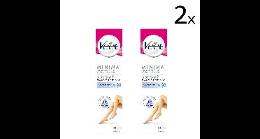 Veet - Ontharingscreme - Gevoelige Huid - Minima - 200ml x2 - Voordeelverpakking