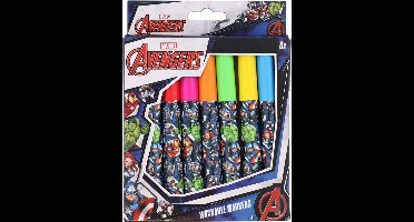 Uitwasbare Stiften | Washable Markers | Stiften Kinderen- 8 Stuks Avengers