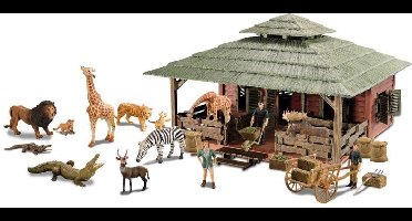 Braet Farm met wilde dieren - Speelset voor jongens en meisjes - 3+ jaar