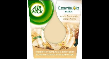 Air Wick - Essential Oils - Geurkaars -Vanille Gourmande - 105 gram - 35 branduren