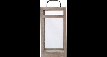 Cosy @ Home Lantaarn Utah Hout - 14,7x14,7x(H)32cm