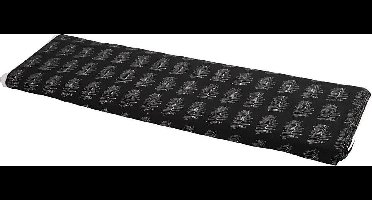 Stof, B: 145 cm, 140 gr, donkergrijs, 10 m/ 1 rol