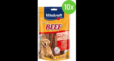 Vitakraft BEEF vleesstrips rund - hondensnack - 10 verpakkingen