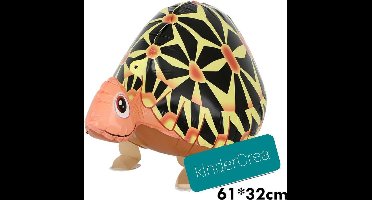 kindercrea Airwalker ballon Schildpad - Wandelende folieballon met helium