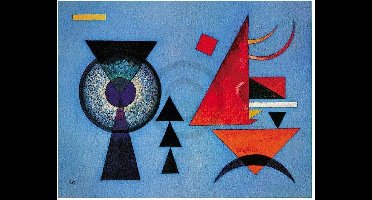 Kunstdruk Wassily Kandinsky - Weiches Hart 80x60cm