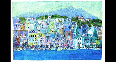 Kunstdruk Ralf Westphal - Procida / Kampanien 100x70cm