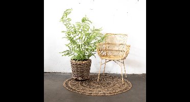 Drypot Bloemenmand Grijs - Klein
