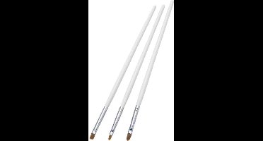 Smiffys - Essentials Make-up kwast - Wit