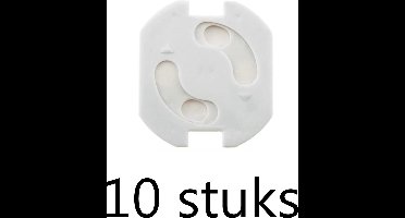 GS stopcontactbeschermers 10 stuks - Kinderbeveiliging voor stopcontact - Stopcontactbeveiliging