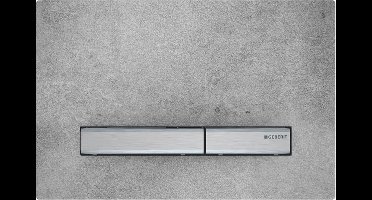 Geberit Sigma50 - Toilet bedieningspaneel, beton look/ chroom 115.788.JV.2