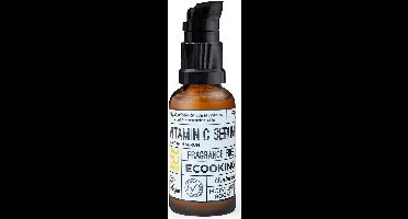 Ecooking Vitamine C Serum Zonder Parfum – 20 ml – Frisse Gloed & Egale Huid – Verheldert Pigmentvlekken & Fijne Lijntjes – Vegan & Natuurlijk – Gezichtsserum Voor Elke Huid – Krachtige Antioxidanten – Dagelijks Gebruik
