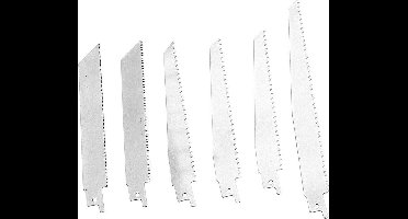 Güde zaagbladenset voor hout en metaal - 6 stuks