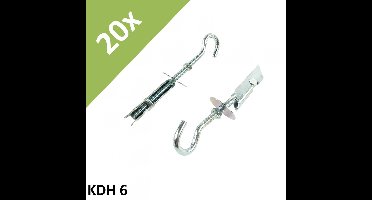 Fischer KDH 6 Tuimelplug 130 mm 16 mm 080186 20 stuk(s)