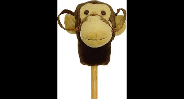 PIA Soft Toys - Apenhoofd Stokpaard - 95 cm