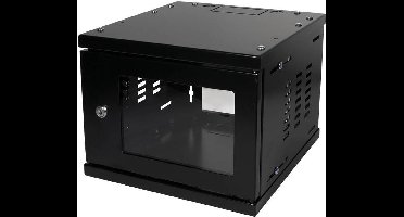 LogiLink W06Z33B 10inch-wandkast 4 HE Zwart
