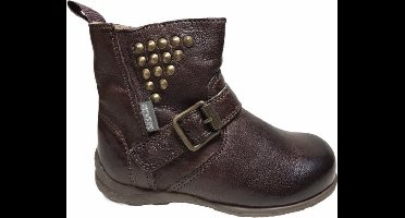 Kickers studs rits laarsjes Basia dk bruin mt 20