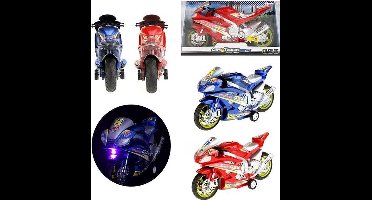 Toi Toys Racemotor 30cm frictie.