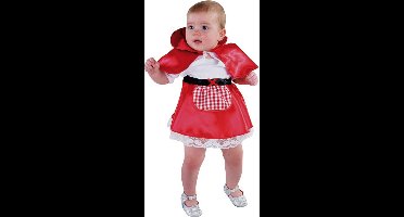 Magic Design Jurk Roodkapje Junior Polyester Rood Mt 86 2-delig