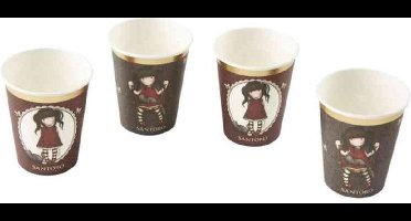 Smiffys Feestdecoratie Santoro Gorjuss Ruby Cups Rood