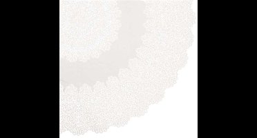 Tafelkleed Amira Vinyl -  152cm Ø - Ivory