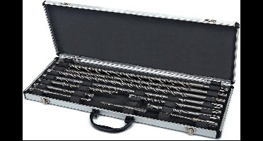 11 Delige SDS-Plus Borenset in Aluminium Koffer