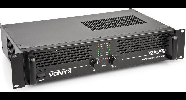 Vonyx VXA-800 versterker 2x 400W met brugschakeling
