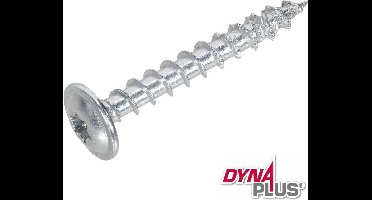 Dynaplus - Achterwandschroef - Torx 15 - 4,0 x 30mm - Verzinkt (200 stuks)