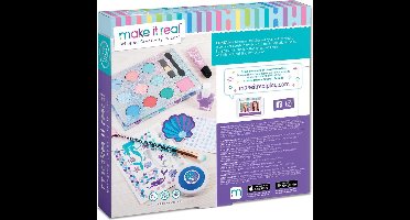 Make it Real 2460 - Bringing Creativity to Life - Set voor het maken van make up - Zeemeermin motief - Cosmetische set