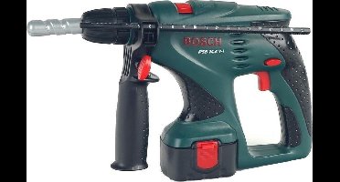 Klein Toys Bosch mini speelgoed klopboormachine - 29x15x4 cm - incl. verwisselbare opzetstukken - groen rood zwart