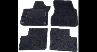 Automatten op maat - zwart stof - geschikt voor Renault Twingo 3 vanaf 2014