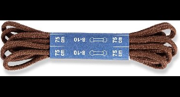 Ronde veters 3 x 750 mm bruin 1 paar