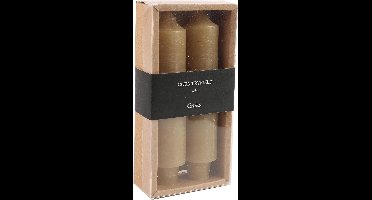 Set van 2 kaarsen Countryfield 11,5cm | Beige