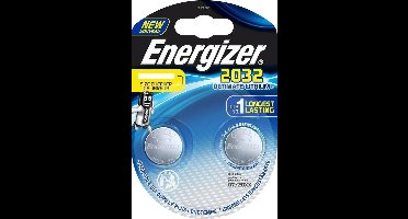 Energizer Batterij Knoopcel Ultimate Lithium 3v Cr2032 2 Stuks
