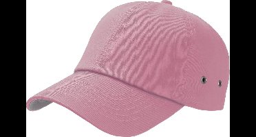 Atlantis Actie 6 Paneel Chino Baseball Cap (Pakket van 2) (Roze)