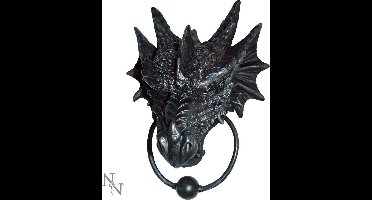 Nemesis Now - Deurklopper Dragon - Zwart