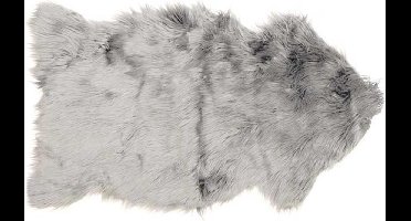 Decoratie vacht fake fur - 60x100 cm - Dark Grey