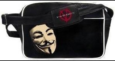 Merchandising VENDETTA - Messenger Bag - Mask And Logo