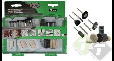 Multi tool accessoires set, 24 delig, geschikt voor Stiftslijper